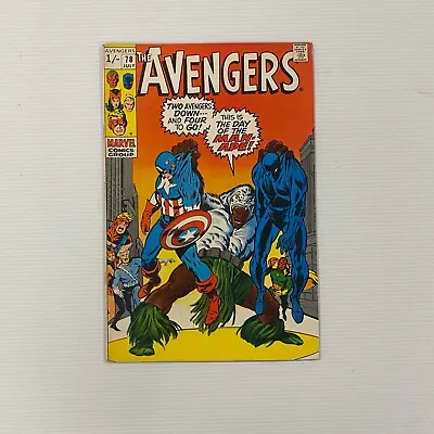 Buy The Avengers #78 1970 FN/VF Pence Copy • 40£