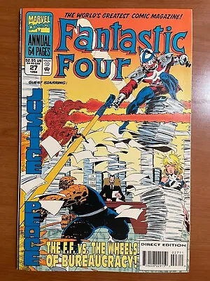 Buy Fantastic Four Annual #27 (1994, Marvel) 1st Full App TVA Comic #KRC596 • 11.95£