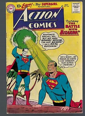 Buy Dc Action Comics Superman 1st Meet Bizzaro 1959 254 VGF 5.0 Lex Luthor • 339.99£