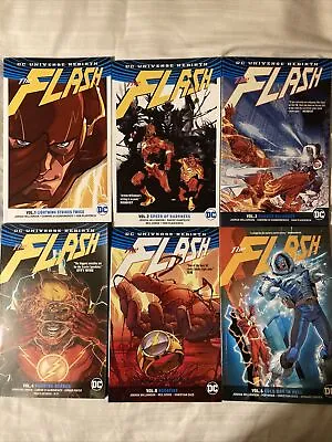 Buy The Flash DC Rebirth Volumes 1-6 Trade Paperback Graphic Novels Comic Books • 36£