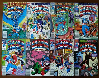 Buy Captain America #389-396 & 402 - Newsstand Lot Superia Stratagem Red Skull Thor • 31.97£