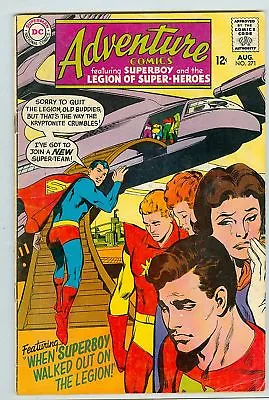 Buy Adventure Comics #371 August 1968 VG- Legion Of Super-Heroes • 6.80£