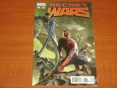 Buy Marvel Comics: SECRET WARS #6  December 2015 Variant Cover  Spider-Man, Richards • 8.99£