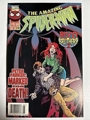 Buy AMAZING SPIDER-MAN # 411 NEWSSTAND VARIANT COPY MARVEL COMICS Mark Bagley MCU • 11.98£