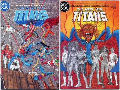 Buy New Teen Titans #3 And #4 (dc 1984/1985) Near Mint First Prints White Pages • 6.50£