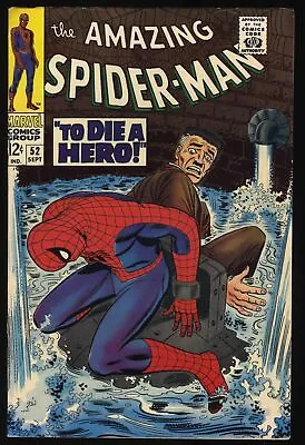 Buy Amazing Spider-Man #52 VF- 7.5 3rd Appearance Kingpin! Romita Cover! Marvel 1967 • 106.44£