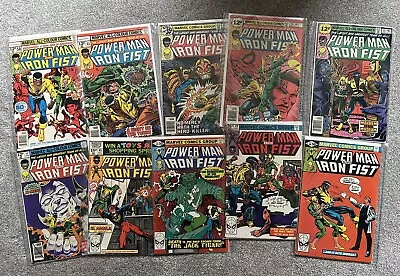 Buy Power Man And Iron Fist #50 #66 April 1978 - Marvel Comic Bundle X10 • 40£