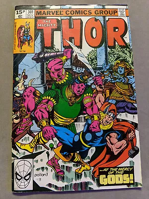 Buy The Mighty Thor #301, Marvel Comics, 1st Ta-Lo, 1980, FREE UK POSTAGE • 9.99£