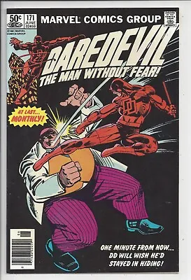 Buy Daredevil #171 NM-(9.0)👿Daredevil👿 Miller - Kingpin - Newsstand Copy • 23.75£