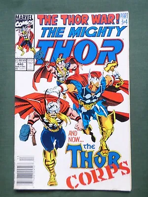Buy The Mighty Thor   Marvel Comic - Vol 1  # 440  - Jan  1992 • 2.99£