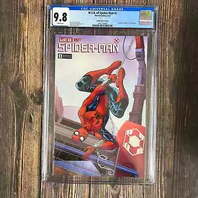 Buy W.E.B. Of Spider-Man #1 CGC 9.8 Nuack Variant Cover! • 244.76£