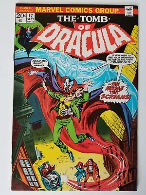 Buy Tomb Of Dracula 12 Bronze Age Marvel Comics Key Second Appearance Of Blade 1973 • 265.14£