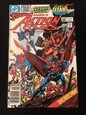 Buy Action Comics 546 7.0 Dc 1983 Newsstand Showdown Ij • 4.80£