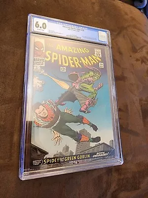 Buy Amazing Spider-Man #39 CGC 6.0  1st John Romita ASM Goblin Revealed  Marvel 1966 • 336£