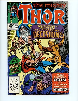 Buy Thor #408 Comic Book 1989 VF/NM Ron Frenz Marvel Eric Masterson Direct • 4.74£
