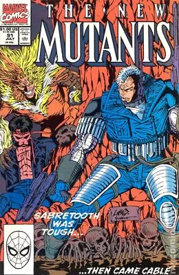 Buy New Mutants #91 FN/VF 7.0 1990 Stock Image • 7.25£
