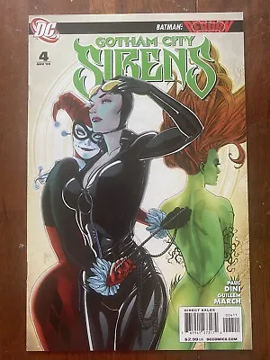 Buy Gotham City Sirens 4 NM DC Comics 2009 Harley Quinn Catwoman Ivy 1st Print Mint • 11.89£