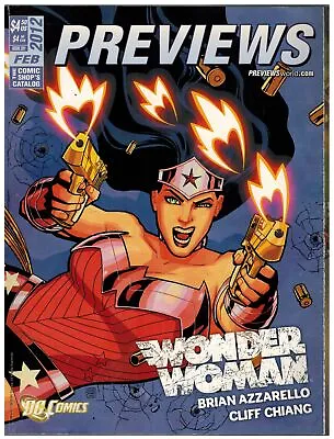 Buy Previews Magazine 281 Wonder Woman Avengers X-Men 2012 • 10.40£