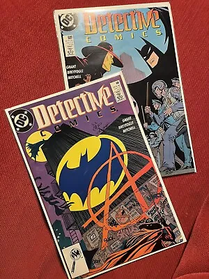 Buy Detective Comics #608-609 VFN 1989 *FIRST APPEARANCE ANARKY - BREYFOGLE ART* • 14.99£