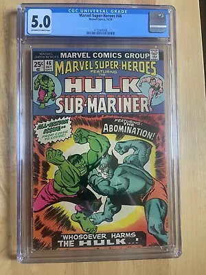 Buy Marvel Super-heroes - Incredible Hulk & Submariner #46 - Cgc 5.0! • 87.95£