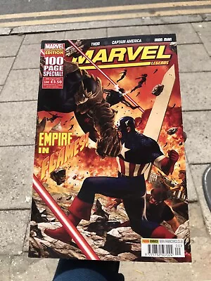 Buy Marvel Legends Comic Issue 100 Aug 2014 Ed Brubaker Empire In Flames Captain Ame • 1.85£