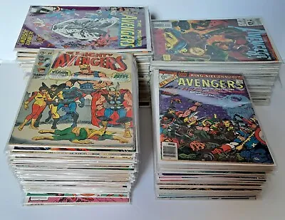 Buy Avengers Lot Of 160 Issues & Annuals: Range 1969- 2004 All Listed & Pictured • 942.09£