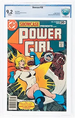 Buy Showcase #98 Power Girl 2nd Solo CBCS 9.2 DC 1978 White Pages  CGC • 116.92£