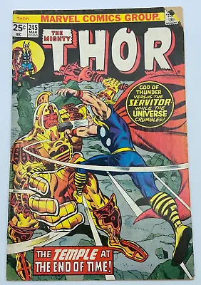 Buy The Mighty Thor Vol. 1 No. 245, Vintage 1976 Marvel Comics • 3.95£