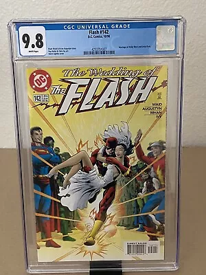 Buy The Flash #142 - CGC 9.8 WP - DC 1998 - Marriage Of Wally West And Linda Park • 118.58£