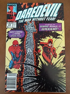 Buy Daredevil #270 Newsstand VF Key 1st Blackheart 1989 Mephisto Marvel Comics • 16.03£