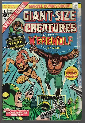 Buy GIANT-SIZE CREATURES (1974) #1 - 1st TIGRA - Back Issue • 17.99£