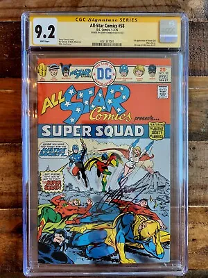 Buy All-Star Comics #58 CGC 9.2 SS Signed Gerry Conway 1st Appearance Power Girl WP! • 556.86£