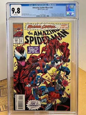 Buy Amazing Spider-Man #380 CGC 9.8! White Pages, Venom, Carrion, Carnage Appearance • 63.25£