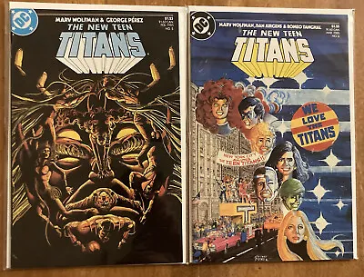 Buy VTG 1985 “The New Teen Titans” #5 & #6 Lot Of 2 DC Comics - NM Bagged & Boarded • 12.06£