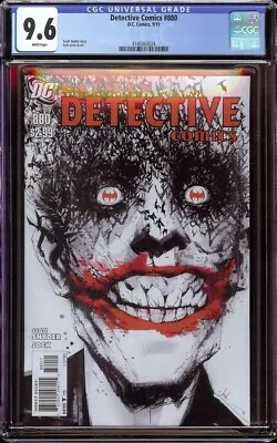Buy Detective Comics # 880 CGC 9.6 White (DC, 2011) Classic Joker Cover • 279.83£