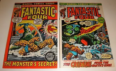 Buy Fantastic Four #125,126 Orgin Ish Buscema Art Nice 9.0 White Pages 1972 • 52.89£