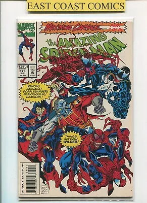 Buy Amazing Spider-man #379 Maximum Carnage - (vf/nm) - Marvel • 14.95£