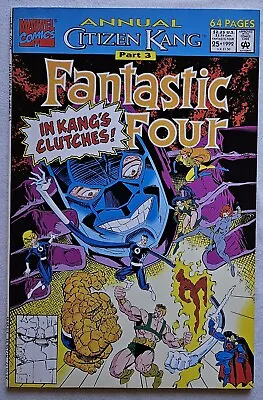 Buy FANTASTIC FOUR Annual #25 (1992-10) Vol 1 MARVEL Citizen Kang Avengers NM • 11.19£