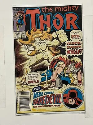 Buy The Mighty Thor 392 Marvel Comics 1988 1st Appearance Of Quicksand Newstand • 7.94£