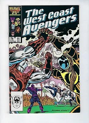 Buy WEST COAST AVENGERS # 11 (Pride Of The Regiment, HIGH GRADE, Aug 1986) VF/NM • 3.95£
