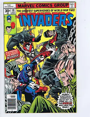 Buy Invaders #18 Marvel 1977 Enter The Mighty Destroyer ! • 19.92£