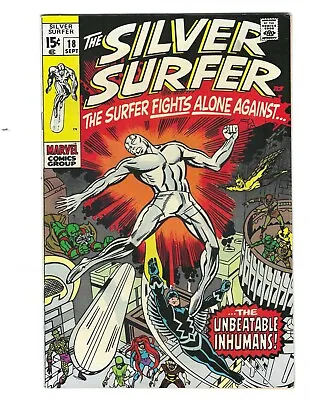 Buy Silver Surfer #18 1969 VF Or Better Beauty Kirby Inhumans!    Combine Shipping • 71.15£