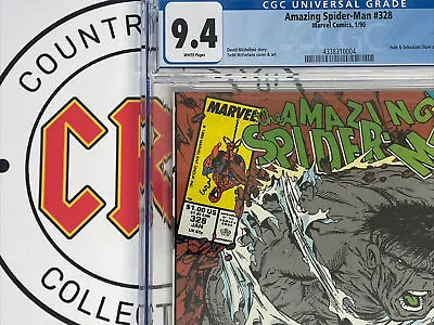 Buy Marvel Comics (1/90) Amazing Spider-Man #328 CGC 9.4 • 63.07£