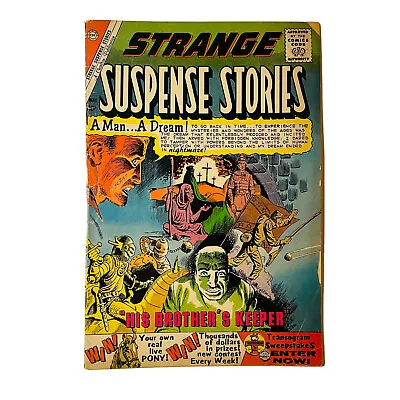 Buy STRANGE SUSPENSE STORIES #47 MATT BAKER + STEVE DITKO CVR/ART VHTF 1952 Series • 69.37£