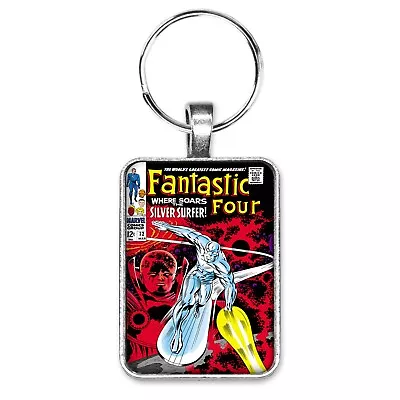 Buy Fantastic Four #72 Cover Key Ring Or Necklace Silver Surfer Classic Comic Book • 10.29£