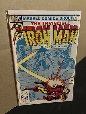 Buy Iron Man 166 🔥1983 OBADIAH STANE & Melter App🔥Bronze Marvel Comics🔥VF- • 8.66£