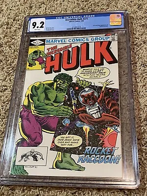 Buy Incredible Hulk #271  CGC 9.2 1st Appearance Of Rocket Raccoon! WHITE PAGES! • 256.68£