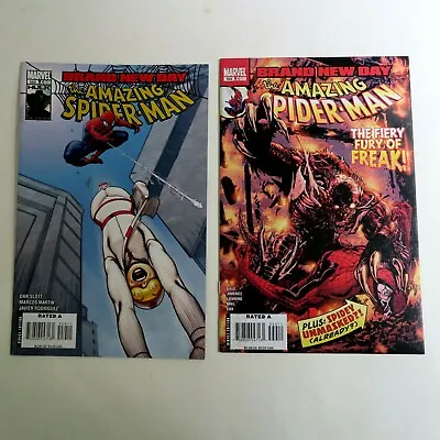 Buy Amazing Spider-Man 554 559 (2008) Brand New Day Marvel A3 • 7.08£
