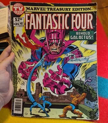 Buy Marvel Treasury Edition Fantastic Four Behold Galactus Vol 1 # 21 1979 Graphic  • 27.50£
