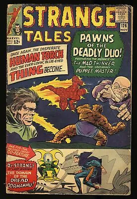 Buy Strange Tales #126 GD 2.0 1st Appearance Clea & Dormammu! Marvel 1964 • 48.30£